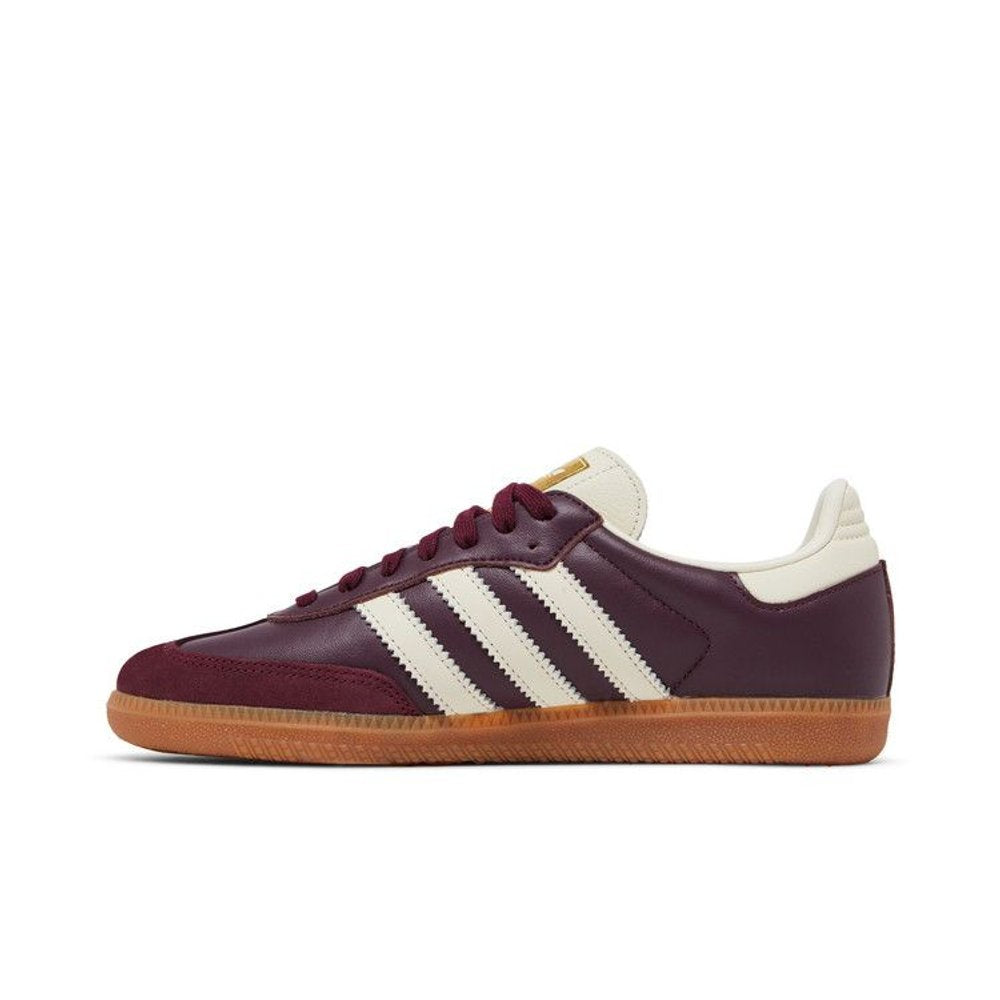 Adidas Samba OG Maroon Gold Metallic (W)