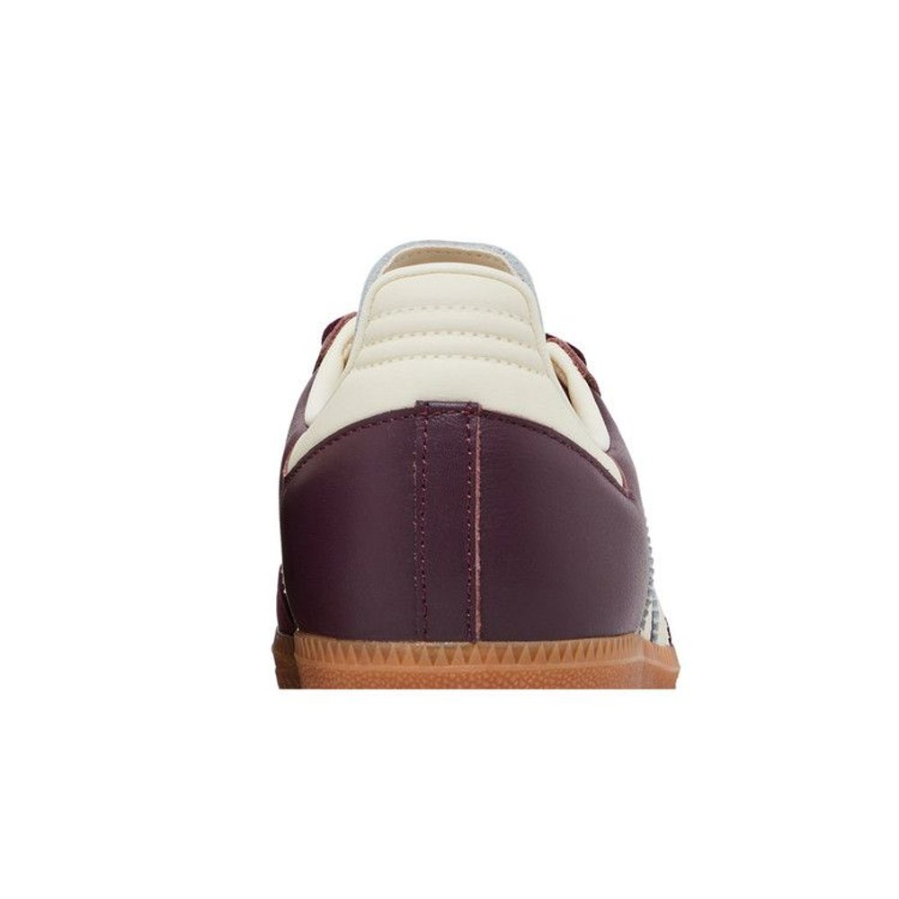 Adidas Samba OG Maroon Gold Metallic (W) – detail materiálu | Purekickz