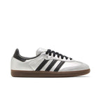 adidas Samba OG Silver Metallic Black Gum (Women's) – boční pohled | Purekickz