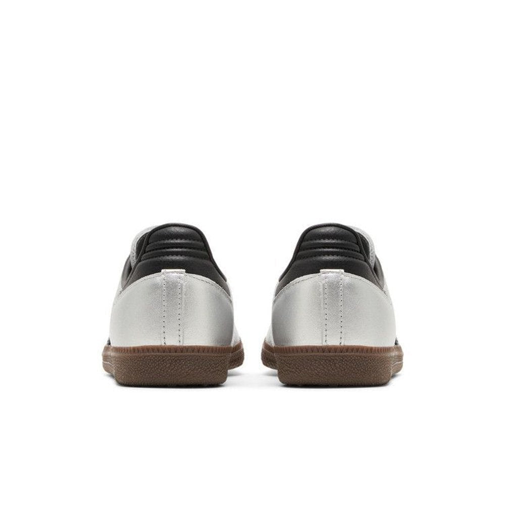 adidas Samba OG Silver Metallic Black Gum (Women's) – podrážka | Purekickz
