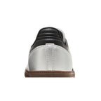 adidas Samba OG Silver Metallic Black Gum (Women's) – detail materiálu | Purekickz
