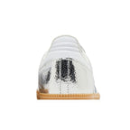adidas Samba OG Silver Metallic Cracked Leather (W) – detail materiálu | Purekickz