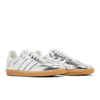 adidas Samba OG Silver Metallic Cracked Leather (W) – lifestyle foto | Purekickz