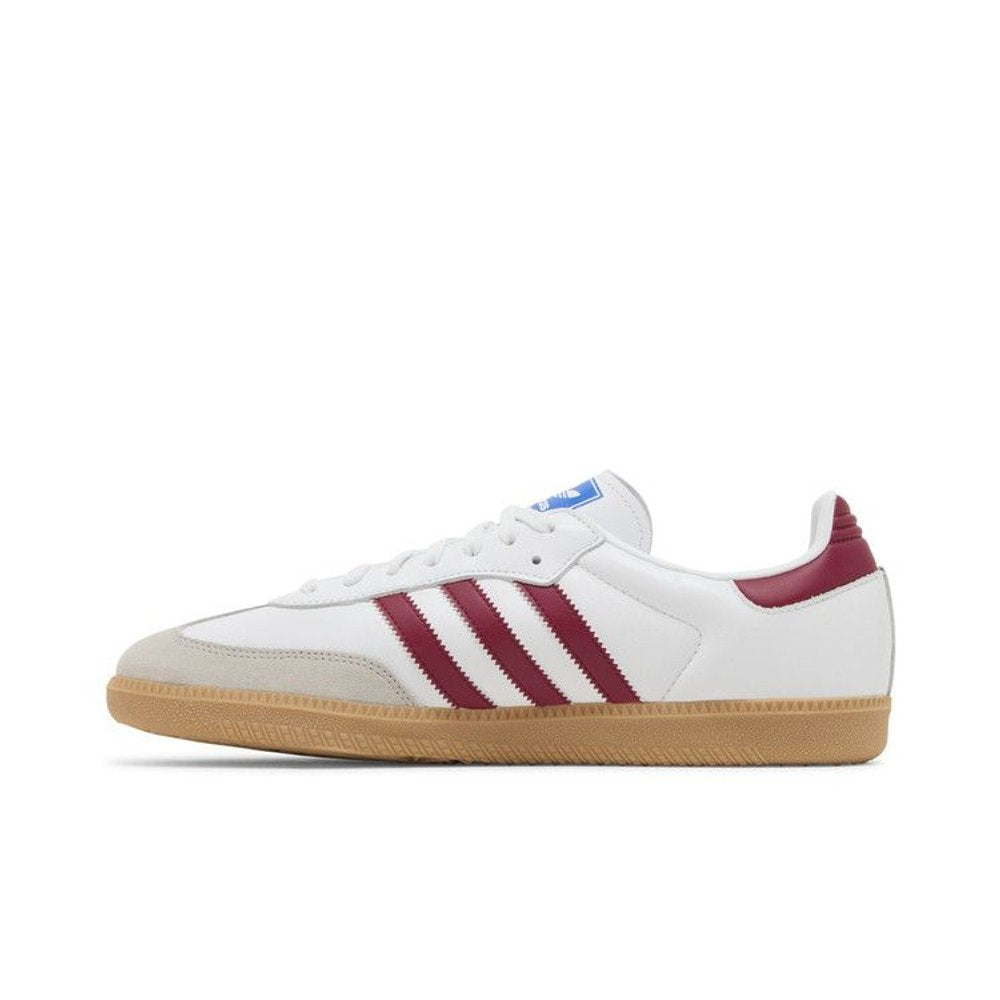 adidas Samba OG White Burgundy Gum – hlavní pohled | Purekickz