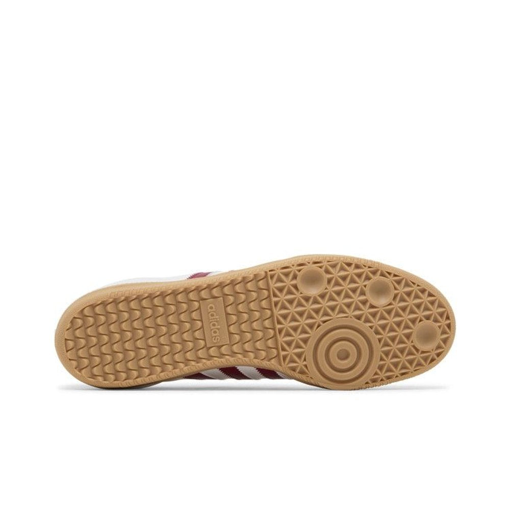 adidas Samba OG White Burgundy Gum – zadní pohled | Purekickz