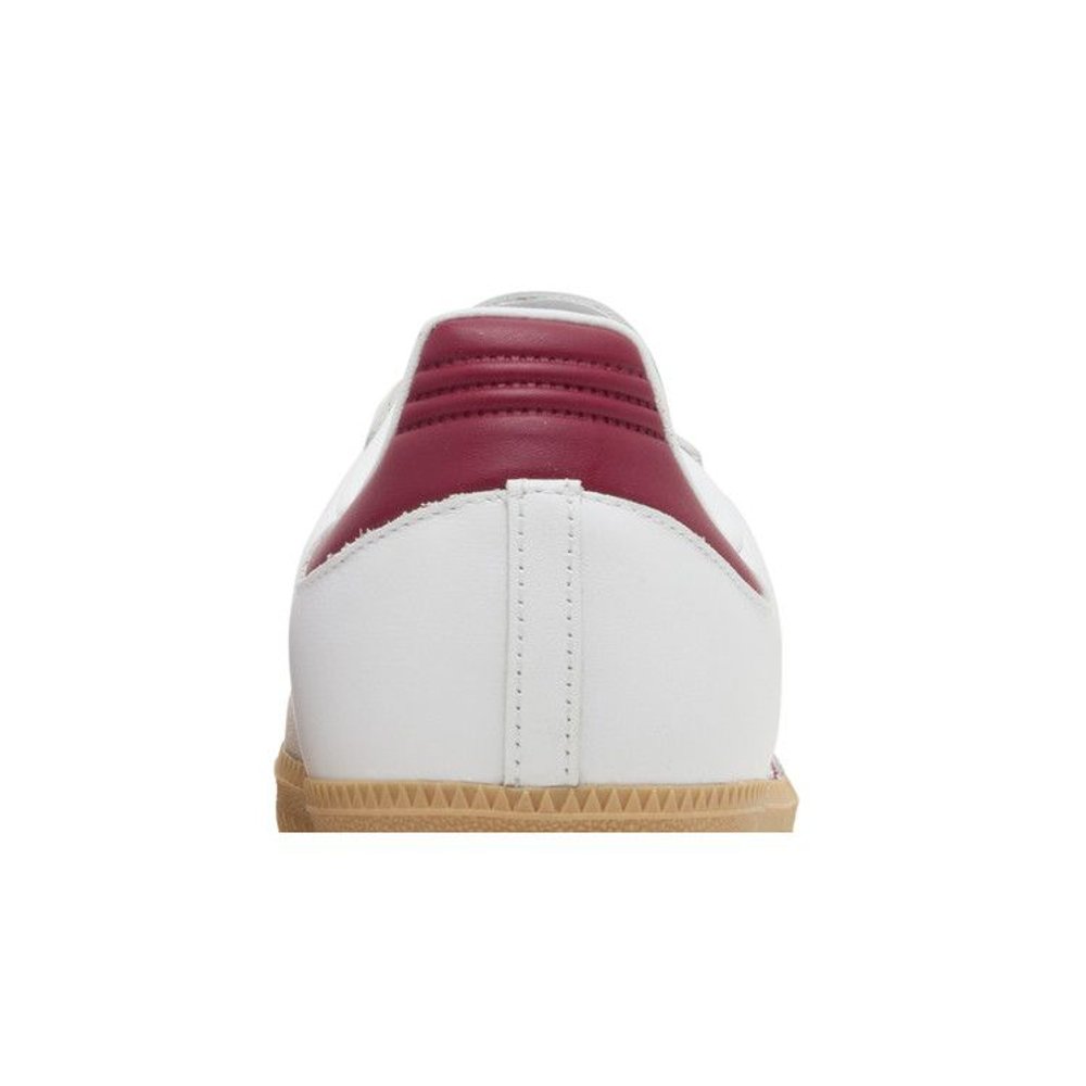 adidas Samba OG White Burgundy Gum – detail materiálu | Purekickz