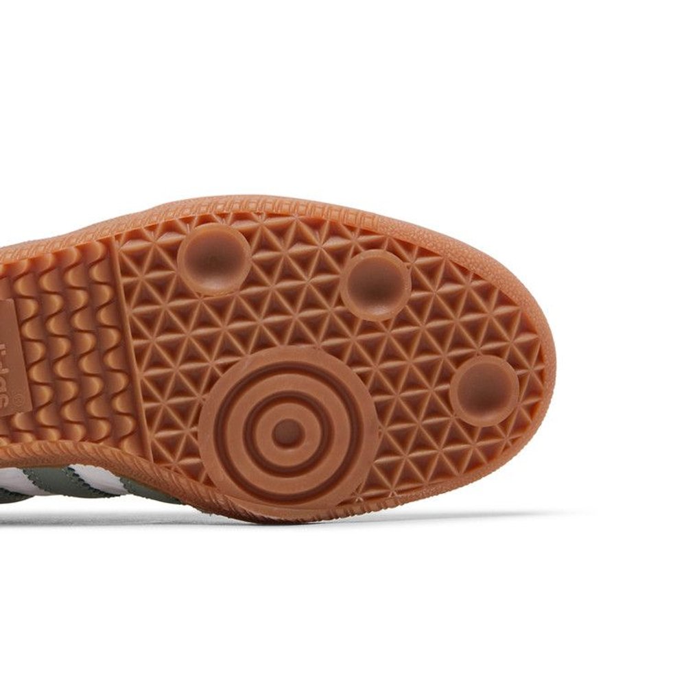 Adidas Samba OG White Silver Green