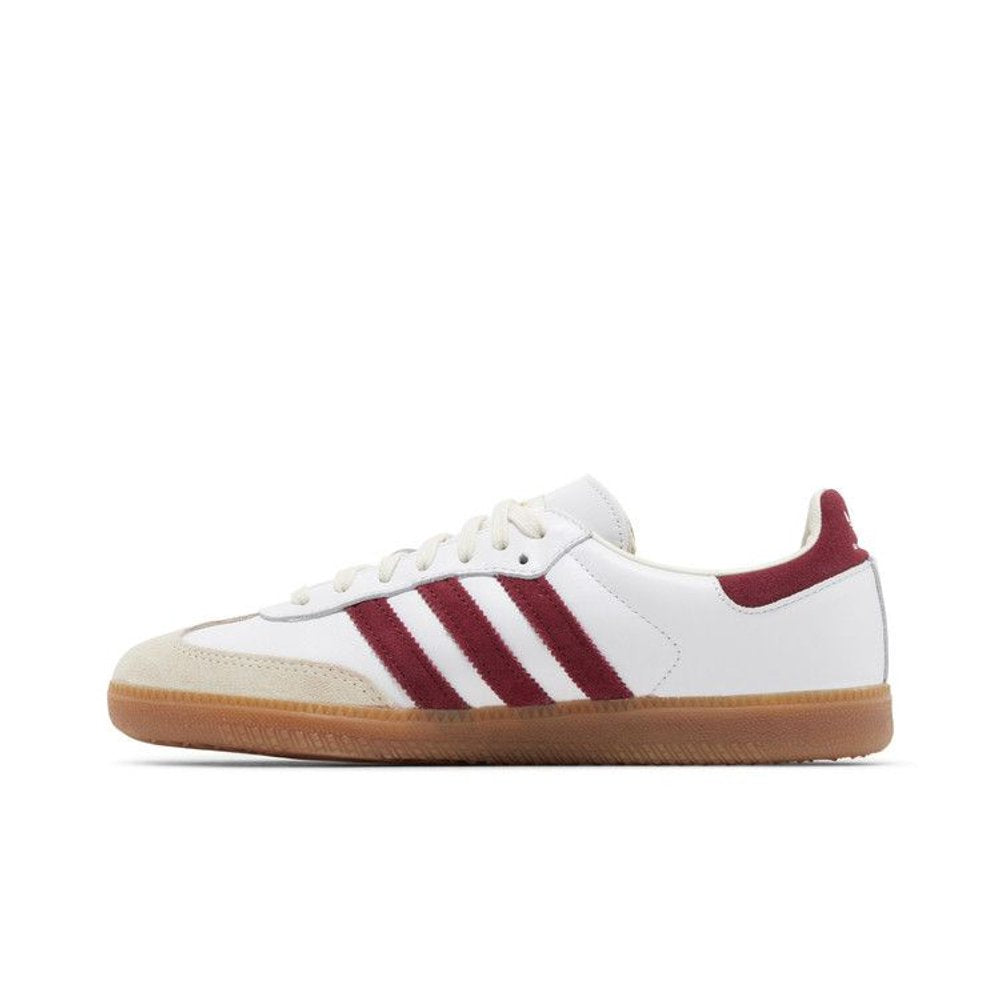 adidas Samba Sporty & Rich White Collegiate Burgundy – hlavní pohled | Purekickz