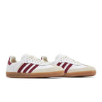 adidas Samba Sporty & Rich White Collegiate Burgundy – lifestyle foto | Purekickz