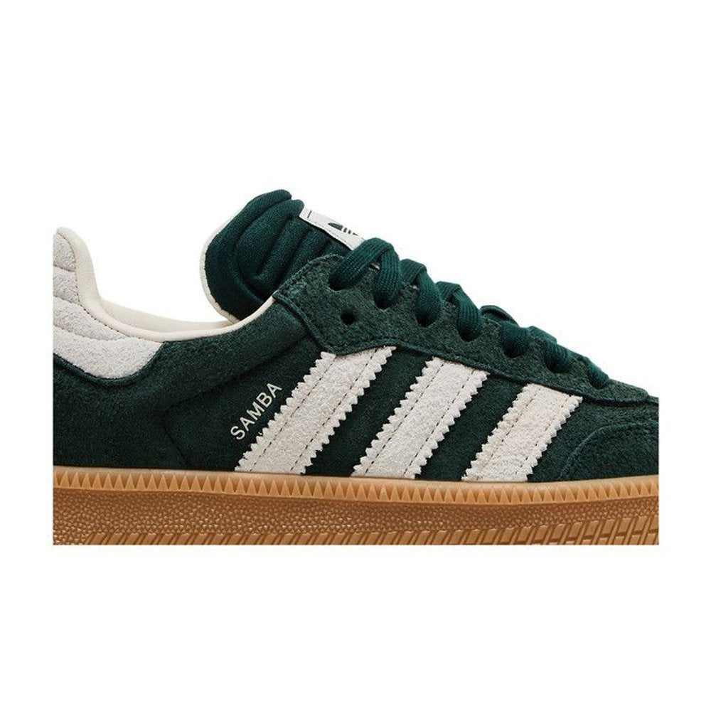 adidas Samba XLG Shadow Green Chalk White – detail | Purekickz