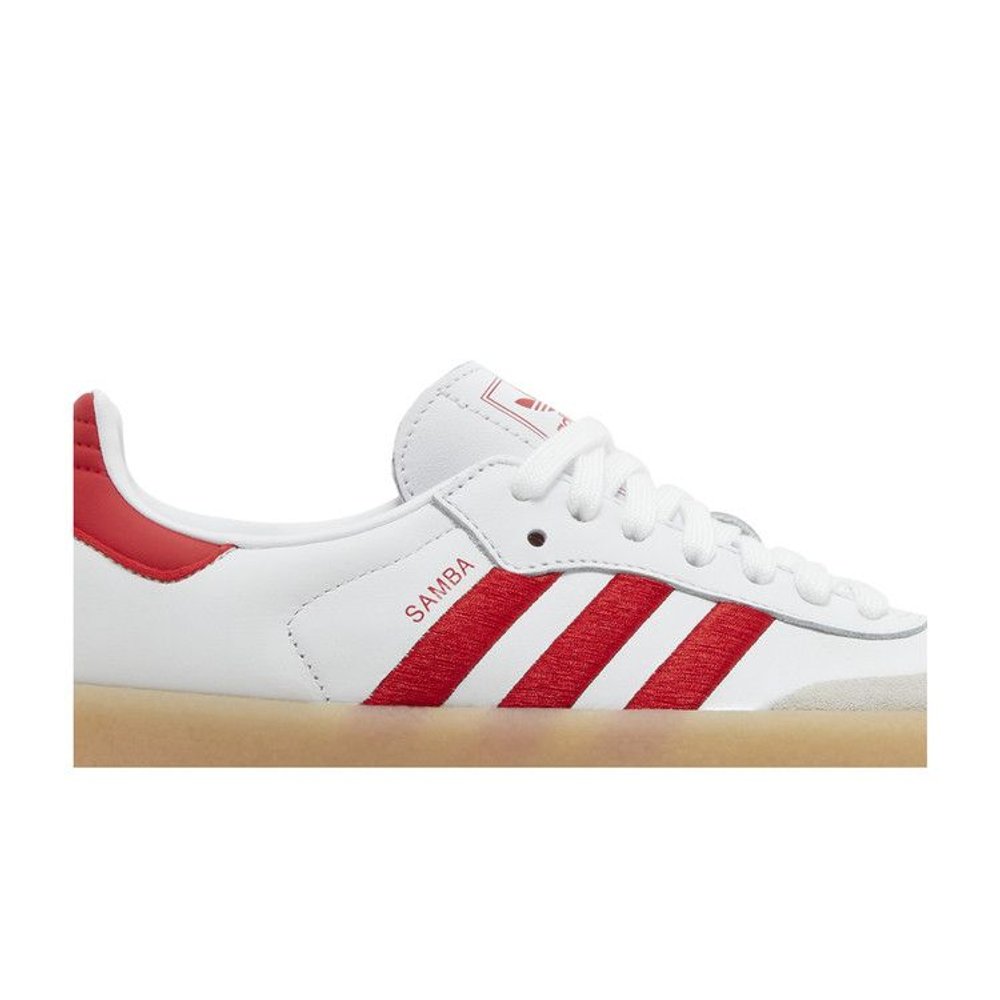 adidas Sambae White Better Scarlet Gum (W) – detail | Purekickz