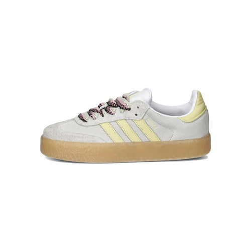 Adidas Sambae White Grey Powder Yellow (W) – hlavní pohled | Purekickz