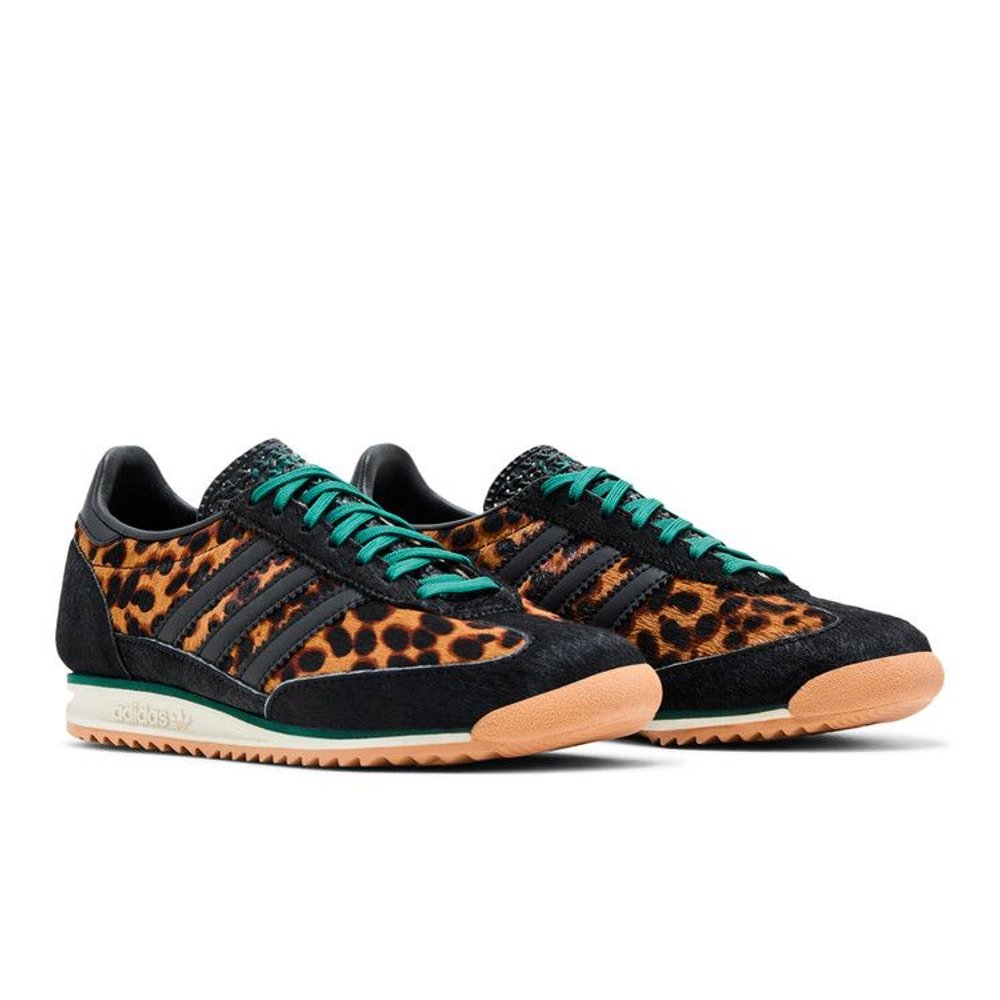 adidas SL 72 OG Leopard Print Collegiate Green (W) – lifestyle foto | Purekickz