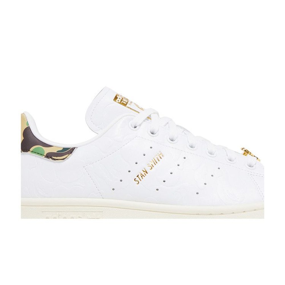 adidas Stan Smith Bape 30th Anniversary White – detail | Purekickz