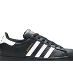 adidas Superstar Core Black Cloud White Gold – detail | Purekickz