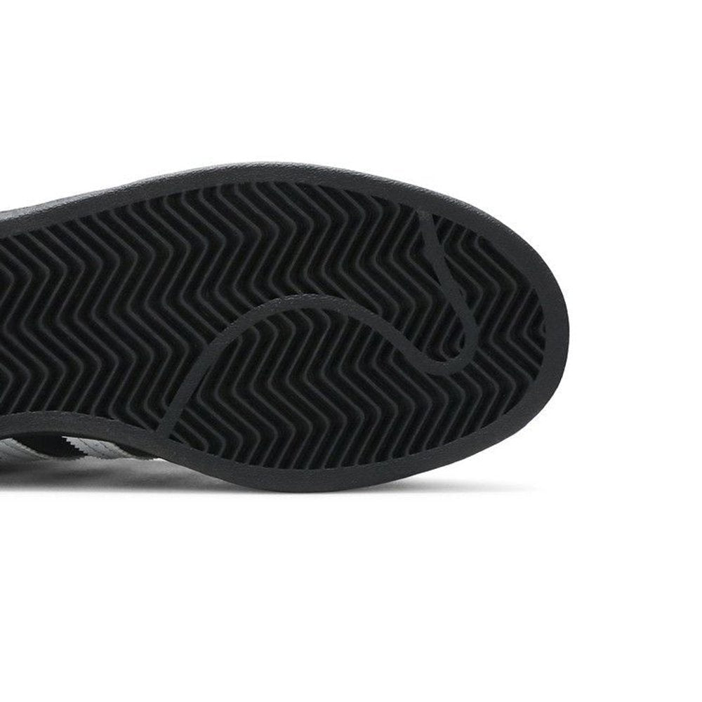 adidas Superstar Core Black Cloud White Gold – pohled shora | Purekickz