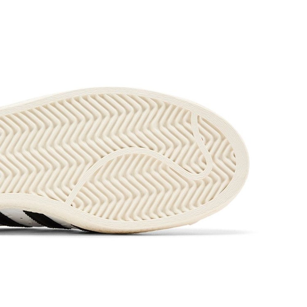 adidas Superstar Vintage Bape White Black – pohled shora | Purekickz
