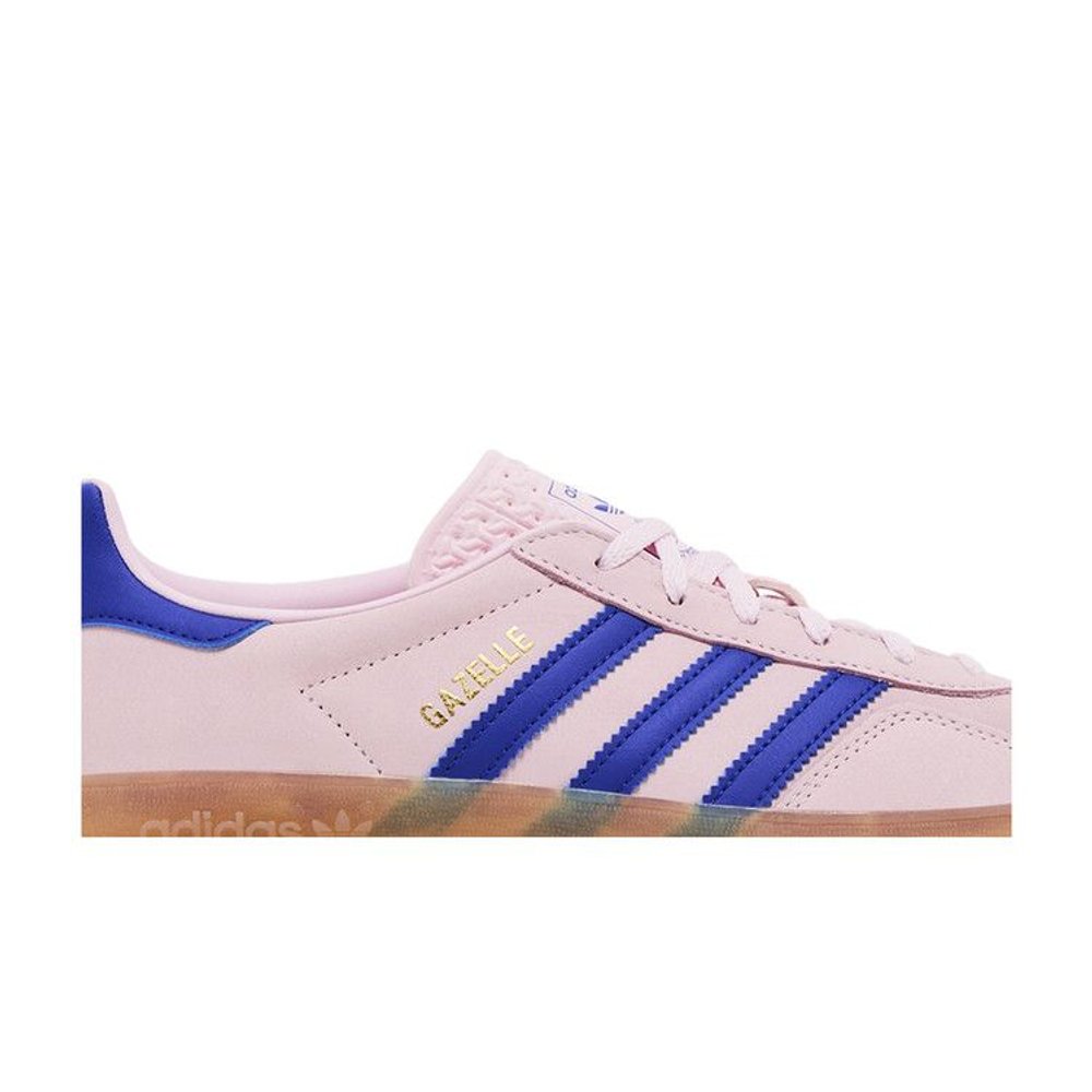 Adidas Wmns Gazelle Indoor 'Clear Pink Lucid Blue' – detail | Purekickz