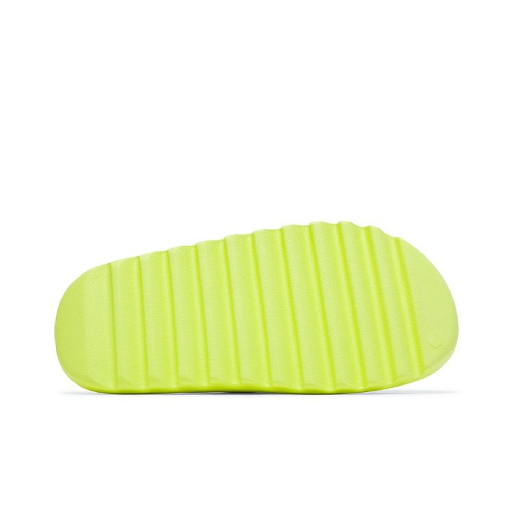 Adidas Yeezy Slide Glow Green – zadní pohled | Purekickz