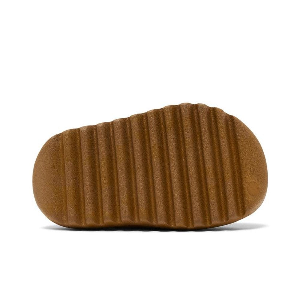 adidas Yeezy Slide Ochre (Kids) – zadní pohled | Purekickz