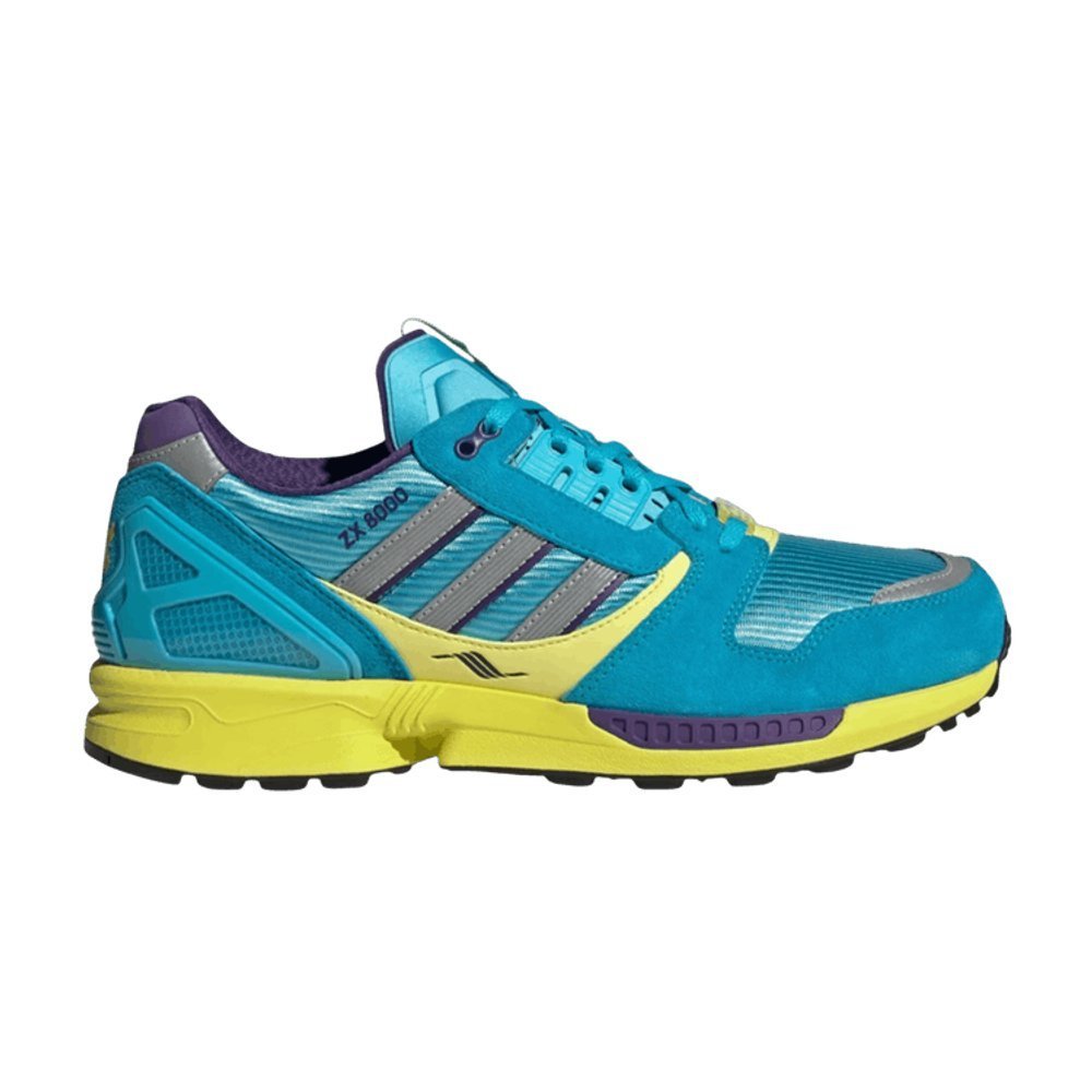 adidas ZX 8000 Consortium Blue Glow Unity Purple – boční pohled | Purekickz