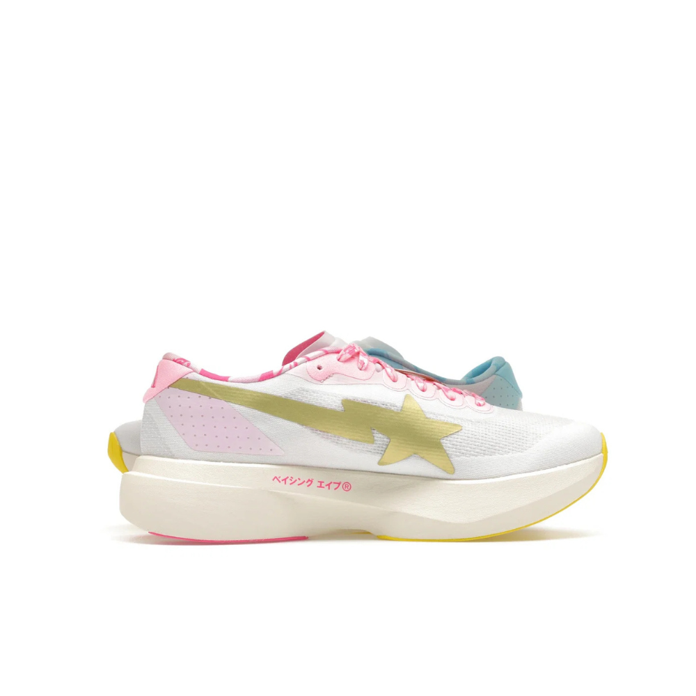adidas Adizero Evo SL Bape Blue Pink Gold – pohled shora | Purekickz