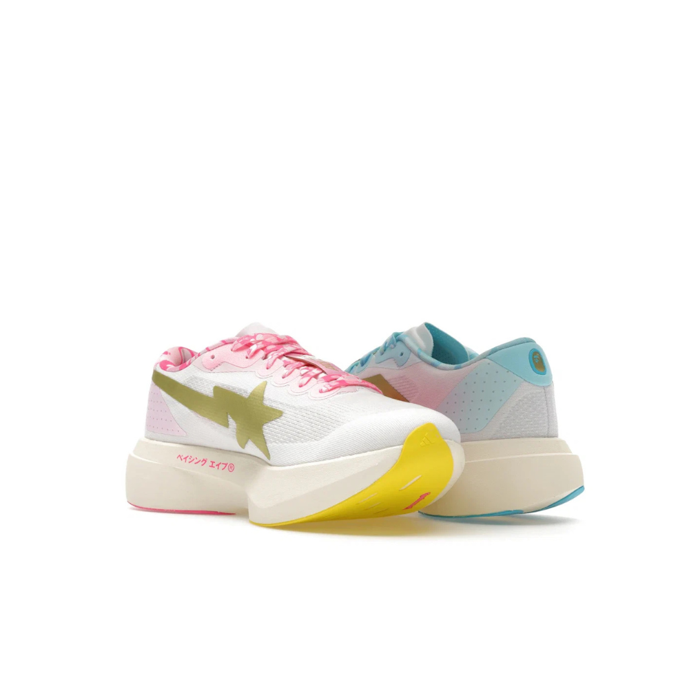 adidas Adizero Evo SL Bape Blue Pink Gold – zadní pohled | Purekickz