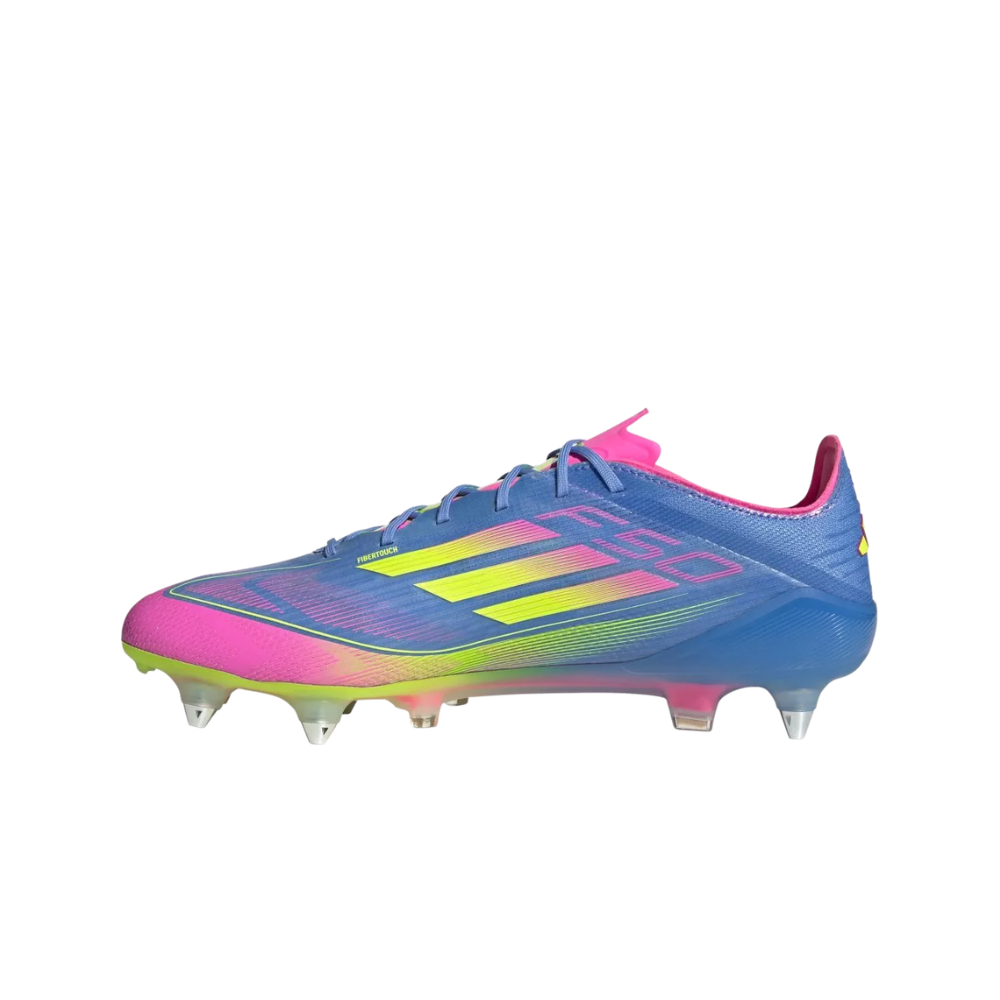 adidas F50 Elite SG Blue Fusion Lucid Lemon Lucid Pink – hlavní pohled | Purekickz