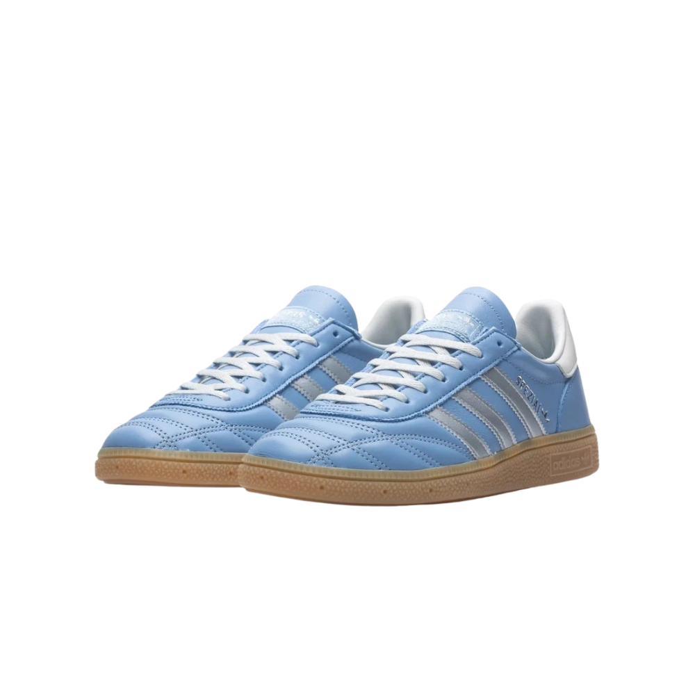 adidas Handball Spezial Quilted Stitching Ash Blue Silver (W) – boční pohled | Purekickz