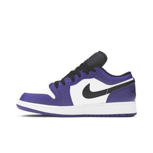 Air Jordan 1 Low Court Purple (GS) – hlavní pohled | Purekickz