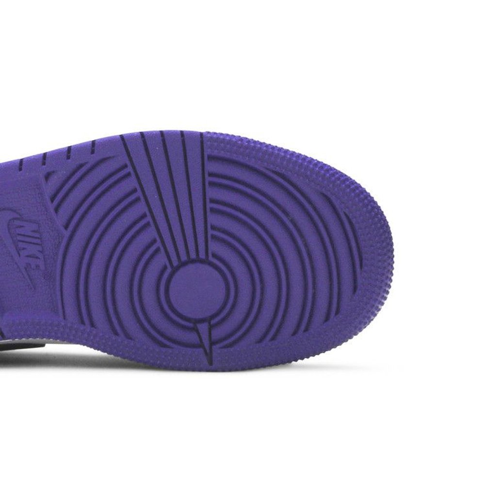 Air Jordan 1 Low Court Purple (GS) – pohled shora | Purekickz