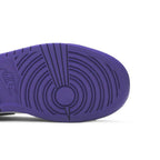 Air Jordan 1 Low Court Purple (GS) – pohled shora | Purekickz