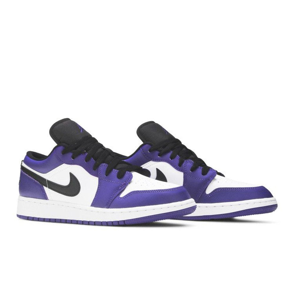 Air Jordan 1 Low Court Purple (GS) – lifestyle foto | Purekickz