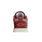 Air Jordan 1 Low Dune Red – detail materiálu | Purekickz