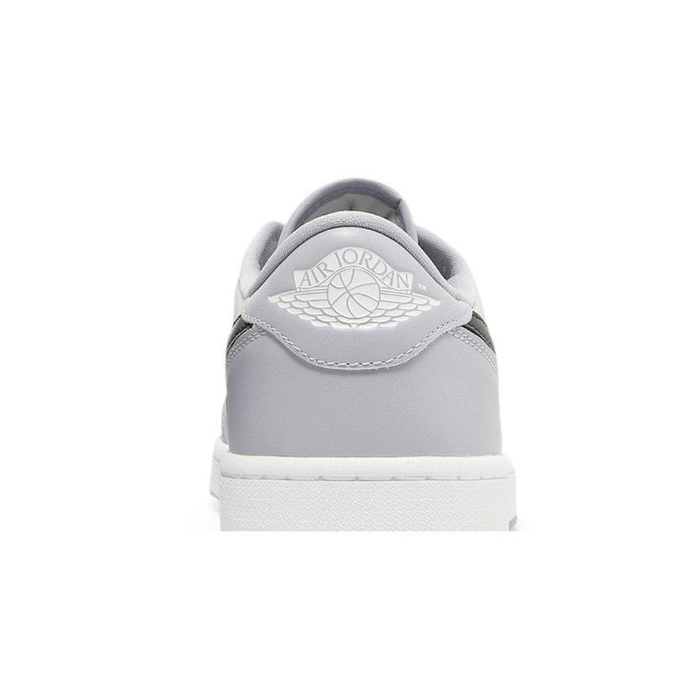 Air Jordan 1 Low Golf 'Wolf Grey' – detail materiálu | Purekickz