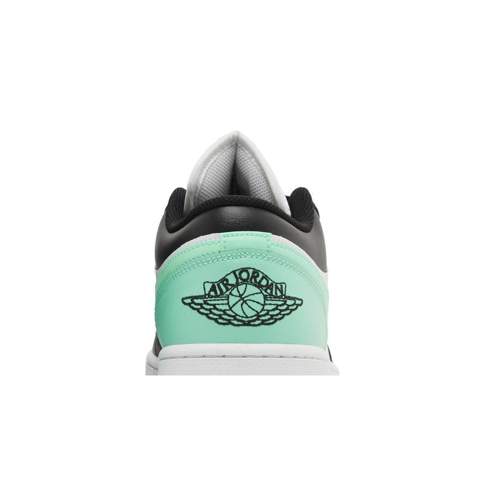 Air Jordan 1 Low Green Glow – detail materiálu | Purekickz