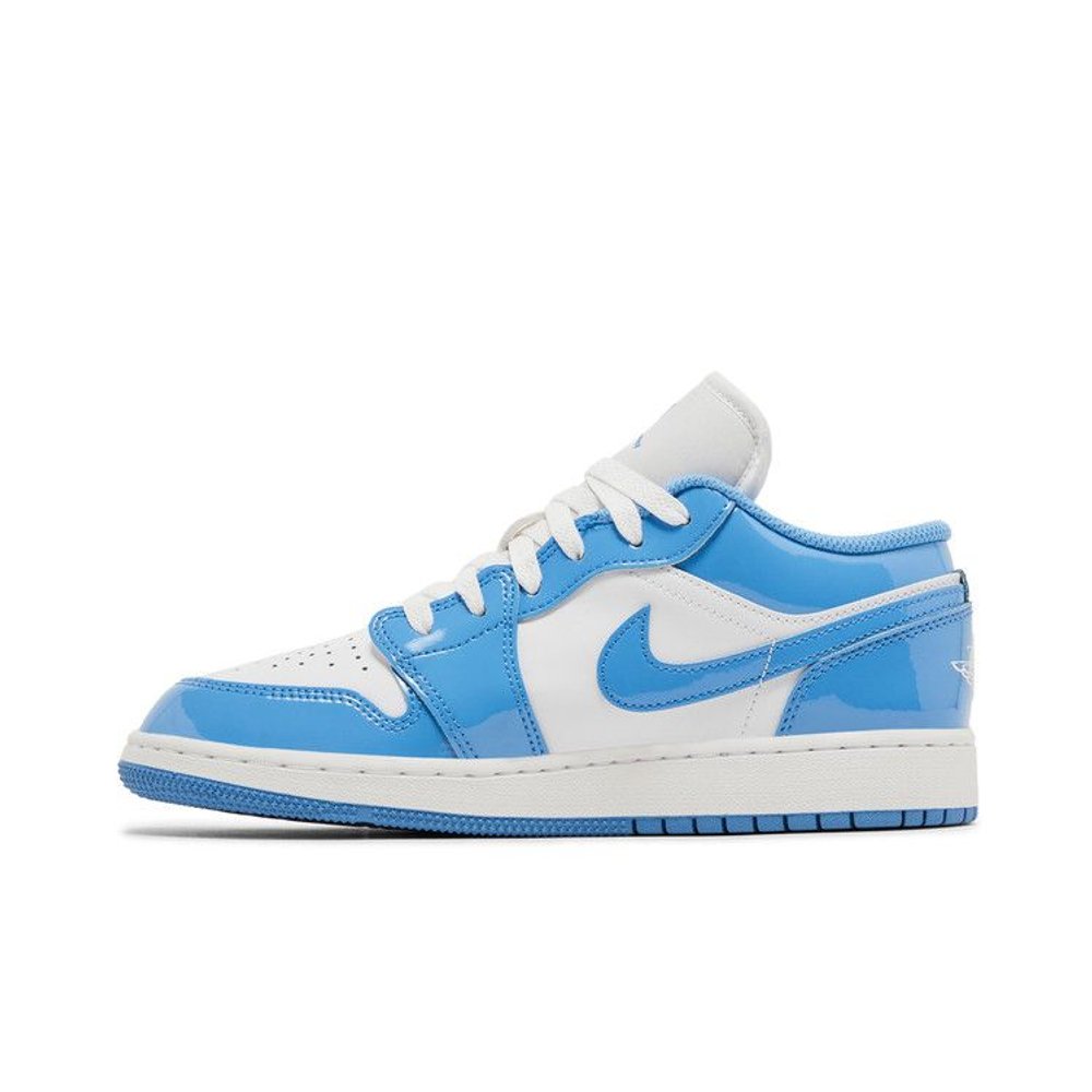 Air Jordan 1 Low GS 'UNC Patent' – hlavní pohled | Purekickz