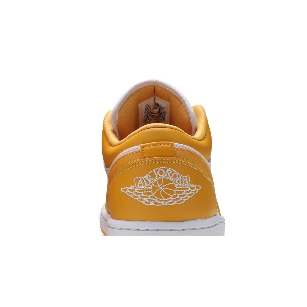Air Jordan 1 Low Pollen – detail materiálu | Purekickz