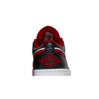 Air Jordan 1 Low Reverse Black Toe – detail materiálu | Purekickz