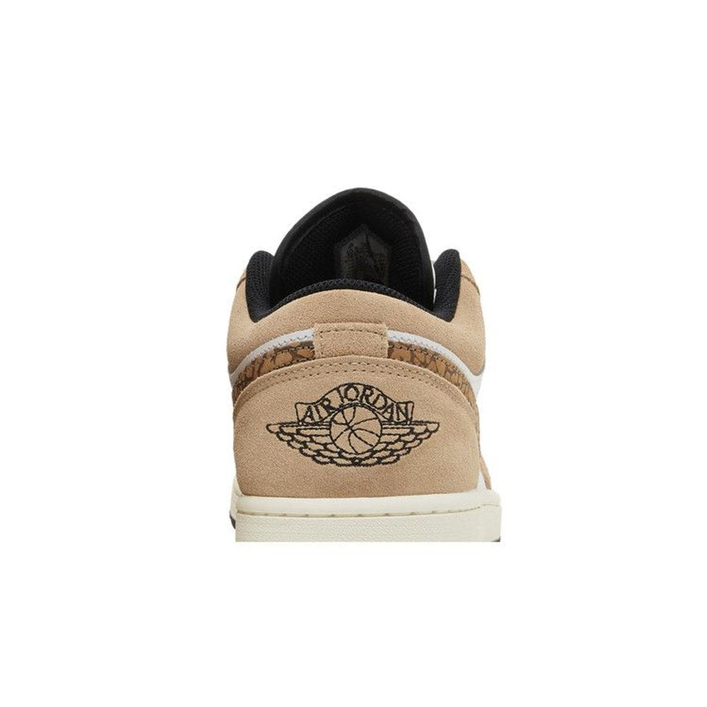 Air Jordan 1 Low SE 'Brown Elephant' – detail materiálu | Purekickz