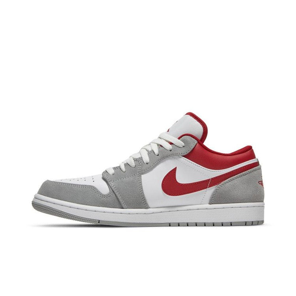 Air Jordan 1 Low SE Light Smoke Grey Gym Red – hlavní pohled | Purekickz