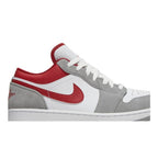 Air Jordan 1 Low SE Light Smoke Grey Gym Red – detail | Purekickz