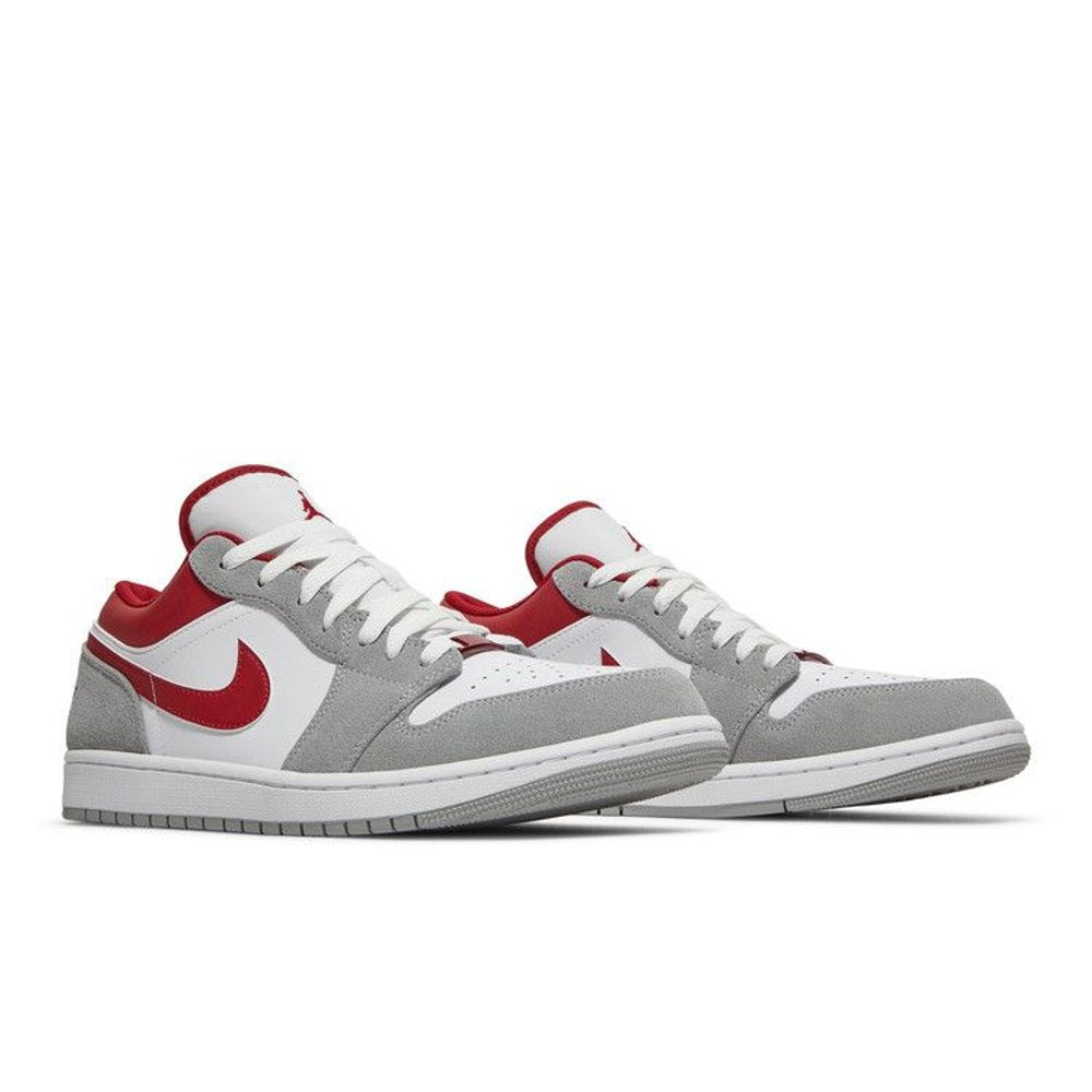 Air Jordan 1 Low SE Light Smoke Grey Gym Red