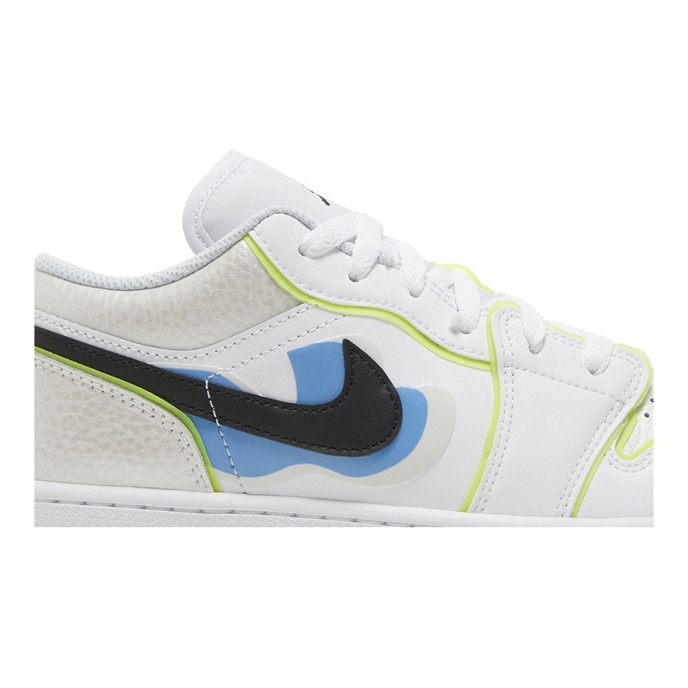 Air Jordan 1 Low SE Warped Swoosh (GS) – detail | Purekickz