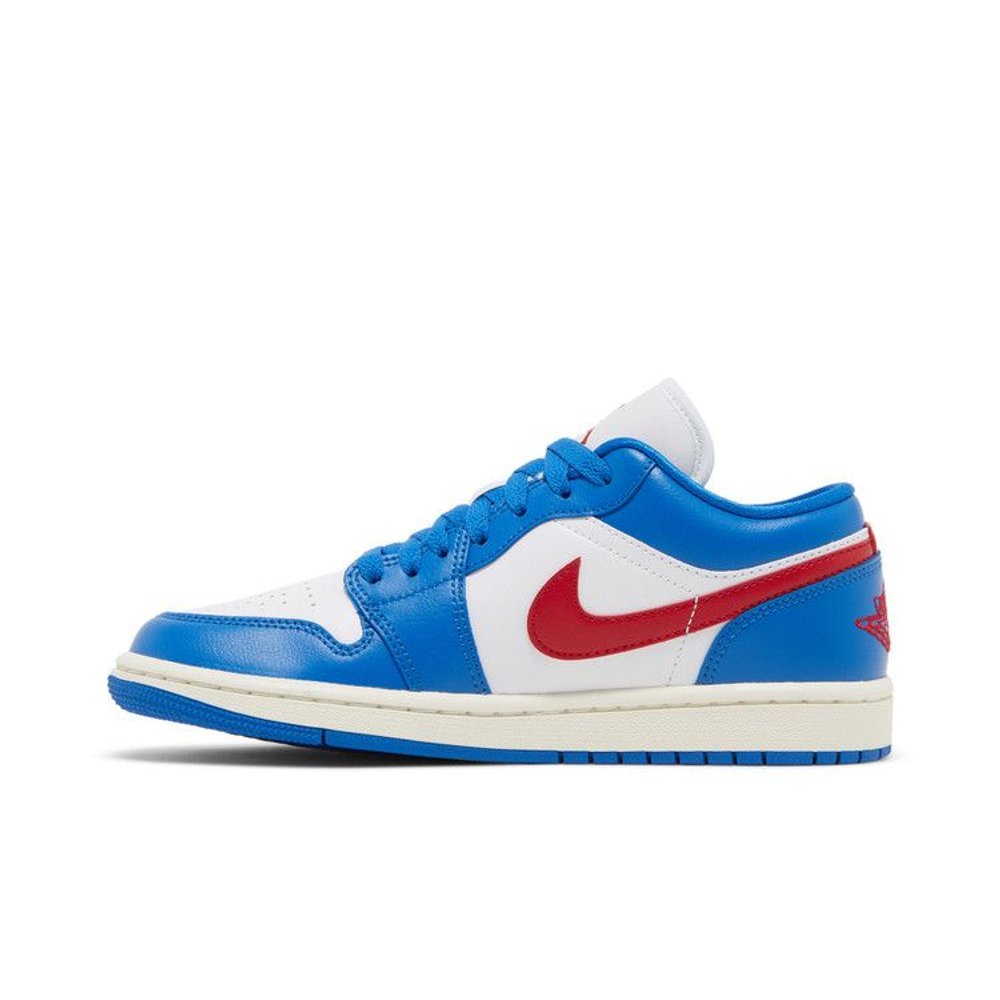 Air Jordan 1 Low Sport Blue Gym Red (W) – hlavní pohled | Purekickz
