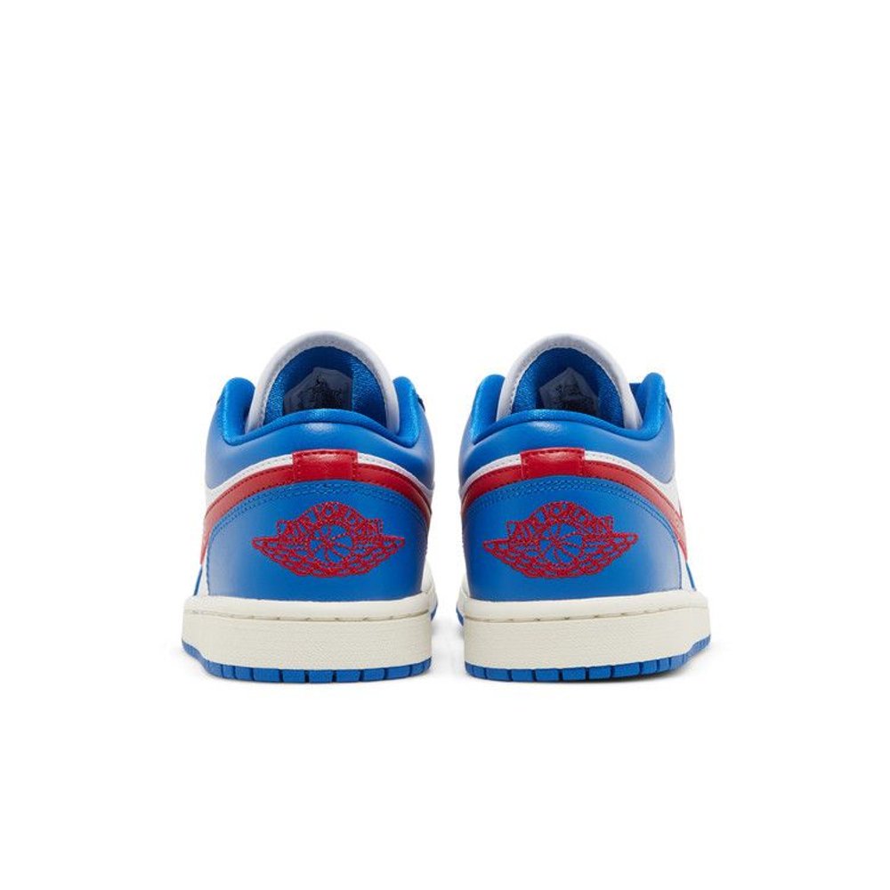 Air Jordan 1 Low Sport Blue Gym Red (W) – podrážka | Purekickz