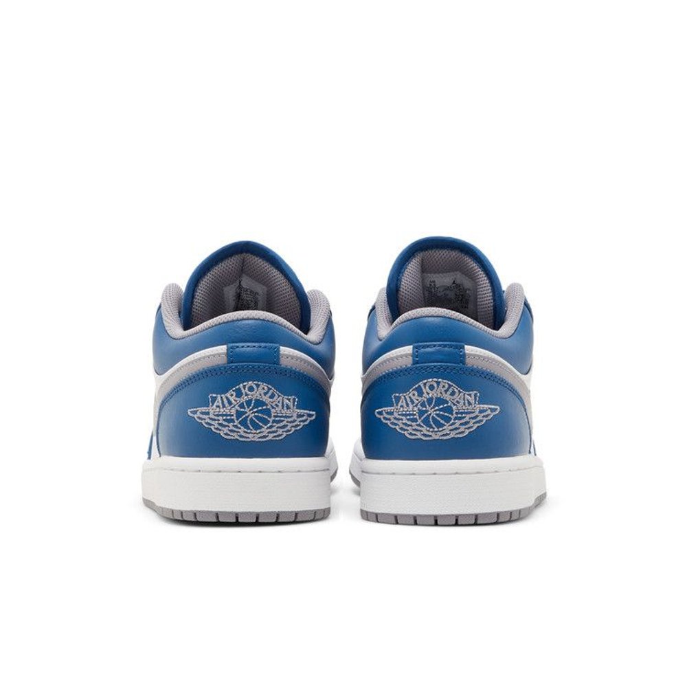 Air Jordan 1 Low 'True Blue Cement' – podrážka | Purekickz