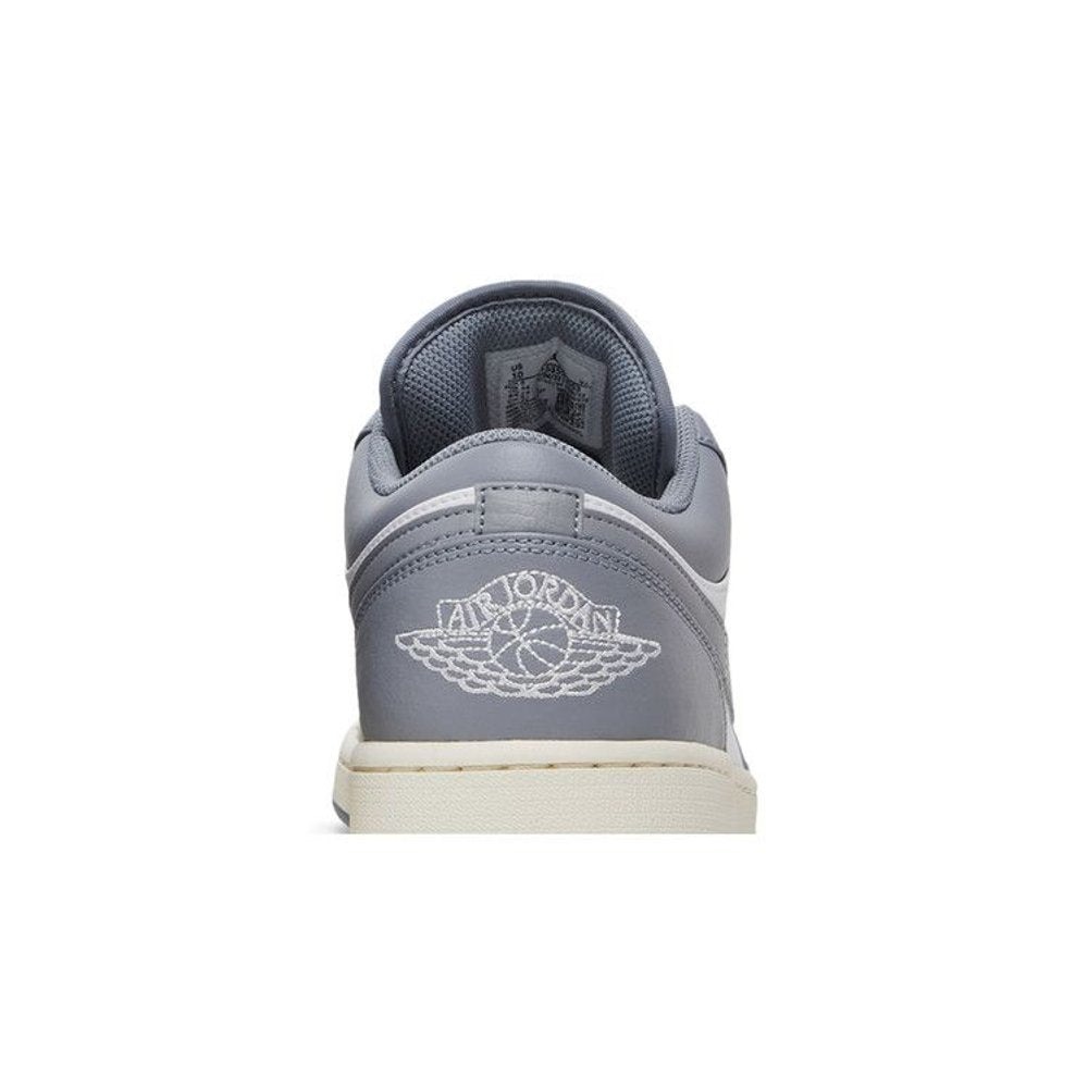 Air Jordan 1 Low Vintage en gris Hombre – detail materiálu | Purekickz