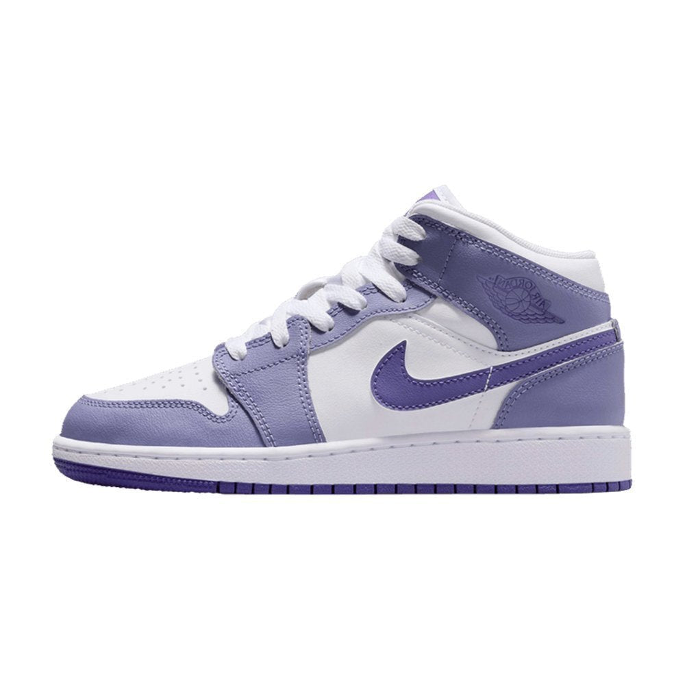 Air Jordan 1 Mid Dusty Amethyst (GS) – hlavní pohled | Purekickz