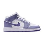 Air Jordan 1 Mid Dusty Amethyst (GS) – boční pohled | Purekickz